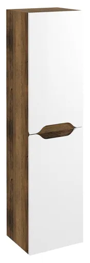 SAPHO WAVE skříňka vysoká 35x140x30cm, levá/pravá, bílá/dub collingwood WA245-3019