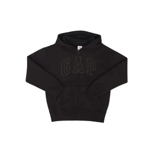 GAP V-FRCH FLC BAS HERITAGE LOGO FZ Dětská mikina, černá, velikost