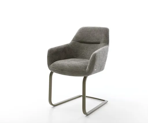 Jídelní židle Pejo-Flex bouclé měkký tmavě béžová jídelní židle