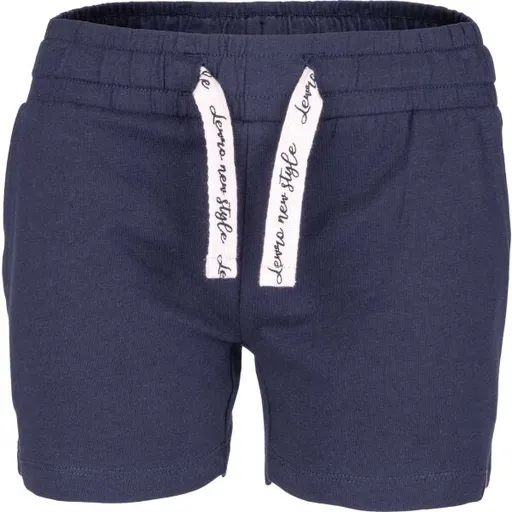 Lewro NARO Dívčí úpletové šortky, tmavě modrá, velikost 152-158