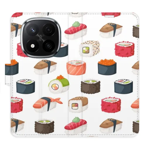 Flipové pouzdro iSaprio - Sushi Pattern 02 - Xiaomi Redmi Note 14 Pro 5G/14 Pro+ 5G
