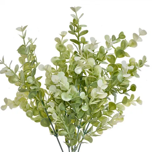 Dekorace zelená umělá rostlina - 12*12*35 cm 6PL0250