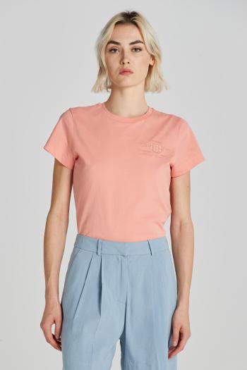 TRIČKO GANT REG TONAL SHIELD SS T-SHIRT PEACHY PINK