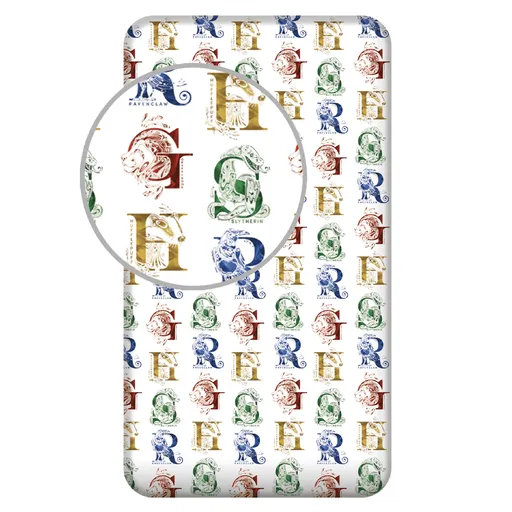 Jerry Fabrics Prostěradlo Harry Potter HP078, 90 x 200 cm