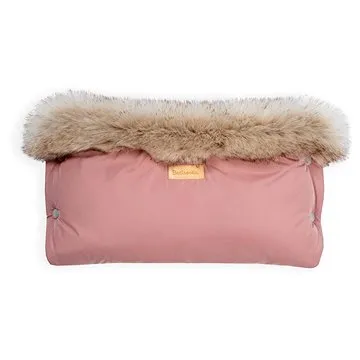 Beztroska rukávník s kožešinou pink powder (5905274860266)