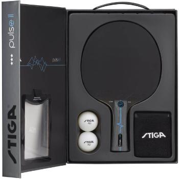 Stiga PULSE BOX II 3 STAR Pálka na stolní tenis, černá, velikost