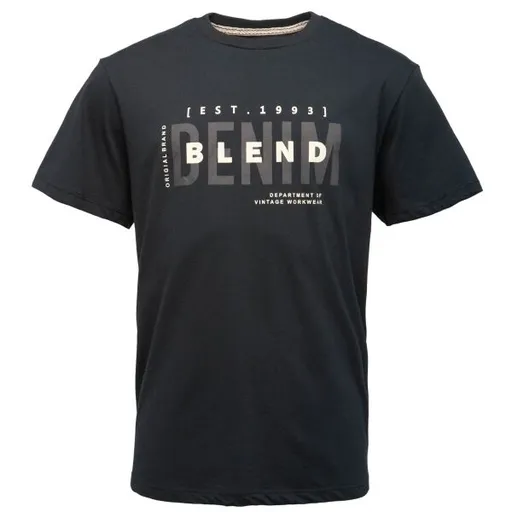 BLEND BHKIMAN Pánské tričko, černá, velikost XXL