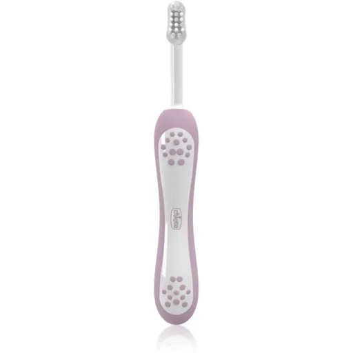 Chicco Toothbrush 6-36m zubní kartáček pro děti Lilac 1 ks