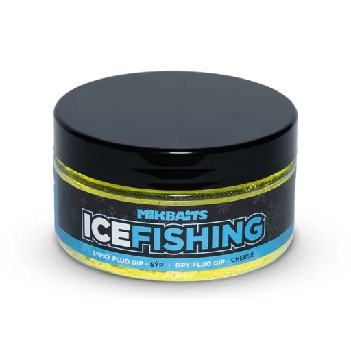 Mikbaits Ice Fishing Range Sypký Fluo dip 100ml,Mikbaits Ice Fishing Range Sypký Fluo dip 100ml