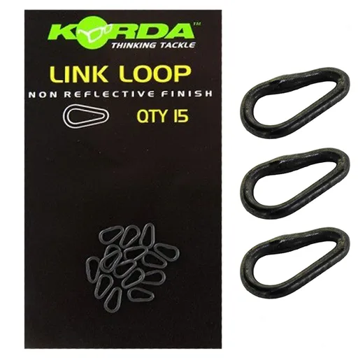 Korda kroužek slza link loop 15 ks