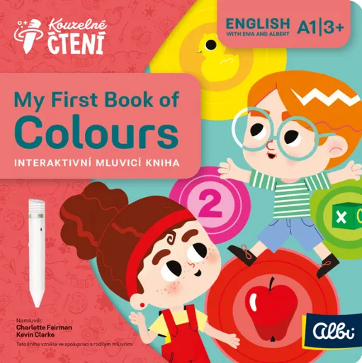 Kniha My First Book of Colours - Kouzelné čtení Albi