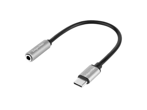 Adaptér KRUGER & MATZ KM1245 USB-C/JACK 3,5mm (pro poslech hudby)