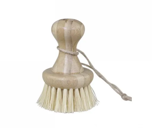Dřevěný kartáč na mytí zeleniny Vegetable Brush - 6*9cm Chic Antique