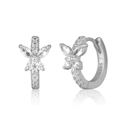 JVD Třpytivé náušnice Motýlci se zirkony SVLE0798SH2BI00