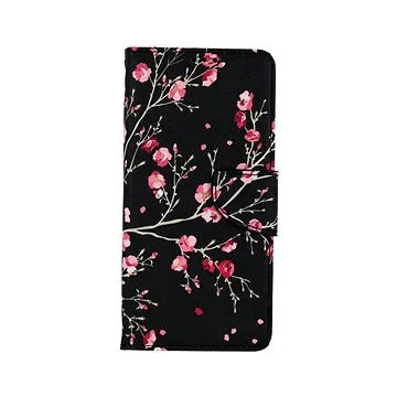 TopQ Samsung A22 knížkové Noční květy 66180 (Sun-66180)