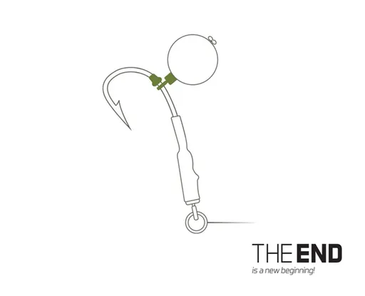 Delphin Obratlík Ronnie + gumový stoper THE END 20+10ks,Delphin Obratlík Ronnie + gumový stoper THE END 20+10ks