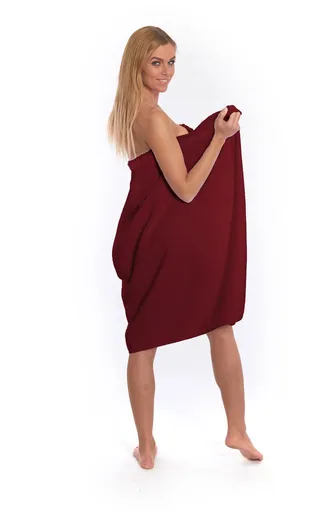 Interkontakt Dámský saunový ručník Bordeaux (21160)