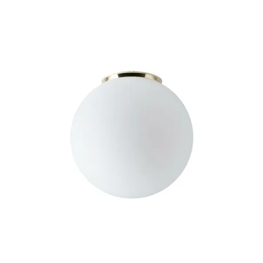 OSMONT STY61738 STYX 3 stropní/nástěnné skleněné svítidlo mosaz leštěná / bílá IP65 4000 K 20W LED