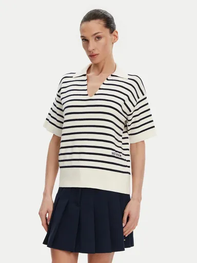 Tommy Hilfiger dámské pruhované polo WW0WW45400 XS