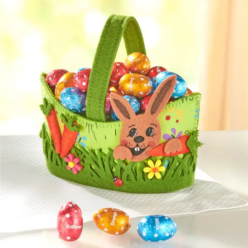 Velikonoční košíček  s plněnými vajíčky