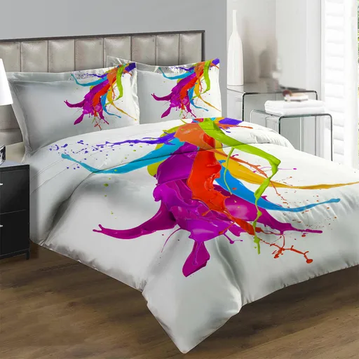 IMPAR Povlečení Vylitá barva 200x140 cm (Rozměr : 1x150/200 + 1x60/50)