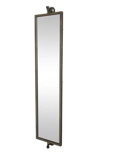 Mosazné antik otočné nástěnné zrcadlo Marry - 40*13*190 cm Chic Antique