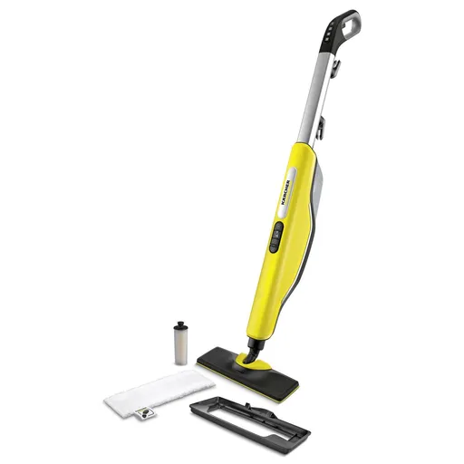 Karcher SC 3 Upright parní mop, 1600 W, eliminuje až 99, 999 % virů a 99, 99 % běžných domácích bakterií, bílá
