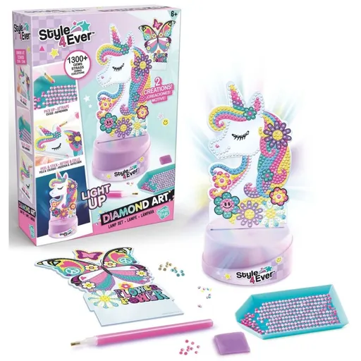 Style4Ever Diamantové malování - lampička