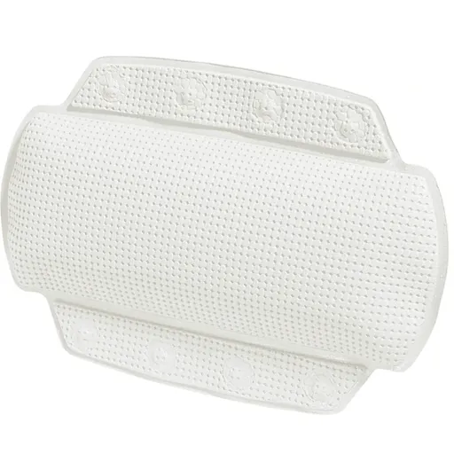 Spirella Polštář do vany ALASKA, bílá, 32 x 23 cm