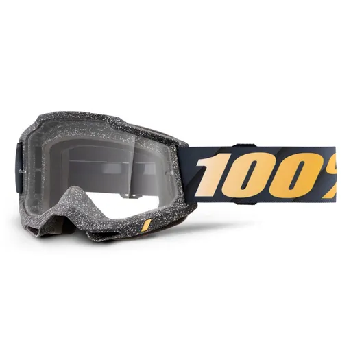 Motokrosové brýle 100% Accuri 2 Risland černá, čiré plexi