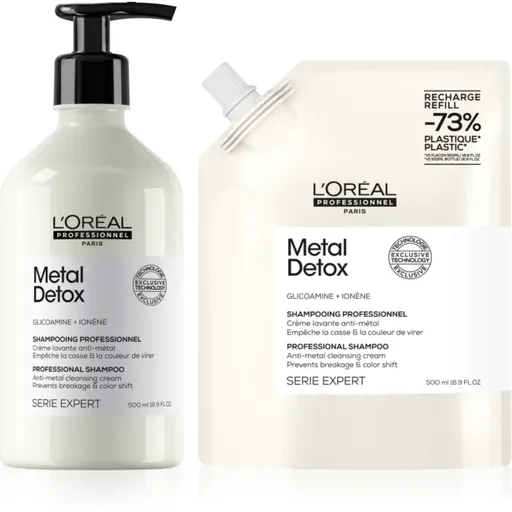 L’Oréal Professionnel Serie Expert Metal Detox výhodné balení pro poškozené vlasy