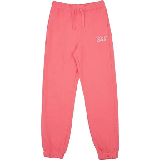 GAP V-FRCH LOGO Dívčí tepláky, růžová, velikost