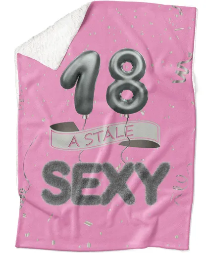 Deka Stále sexy – Růžová (věk: 18, Podšití beránkem: ANO)