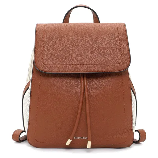 Elegantní dámský batoh Emily & Noah Dudea - hnědá