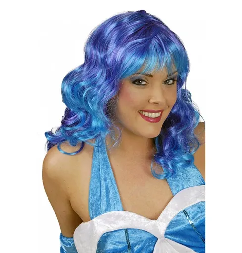 Chaks Paruka s ofinou - Tyrkysově fialová