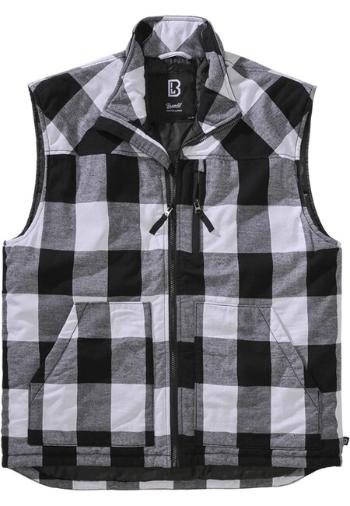 Brandit Lumber Vest white/black - XXL