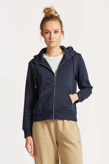 MIKINA GANT REG TONAL SHIELD ZIP HOODIE EVENING BLUE