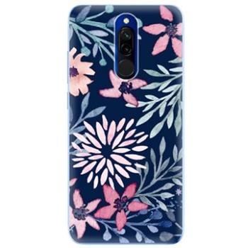 iSaprio Leaves on Blue pro Xiaomi Redmi 8 (leablu-TPU2-Rmi8)