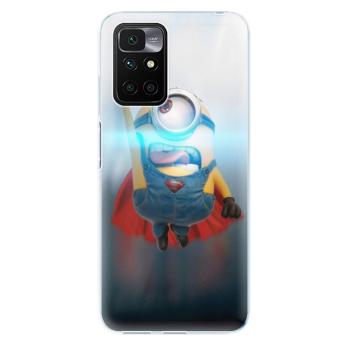 Odolné silikonové pouzdro iSaprio - Mimons Superman 02 - Xiaomi Redmi 10