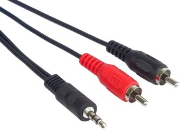 Audio kábel PremiumCord Jack kábel (3.5mm-2xCINCH M/M 15m)