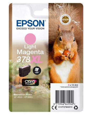 Epson C13T37964010 světle purpurová (light magenta) originální cartridge