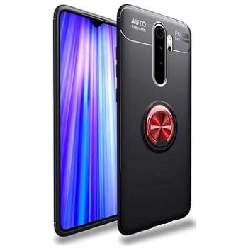 TopQ Xiaomi Redmi 9 silikon černý s červeným prstenem 52734 (Sun-52734)