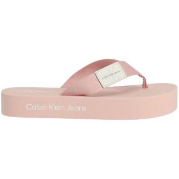 Calvin Klein FLATFORM FLIPFLOP Dámské žabky, růžová, velikost