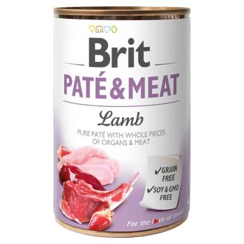 Brit PATÉ & MEAT Lamb konzerva pre psov 400 g