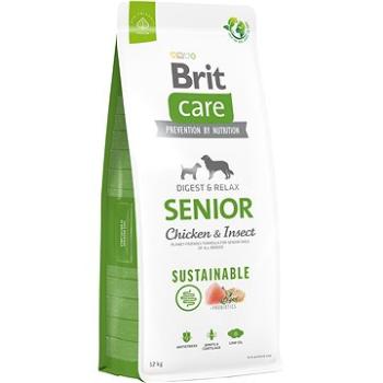 Brit Care Dog Sustainable s kuřecím a hmyzem Senior 12 kg (8595602558773)