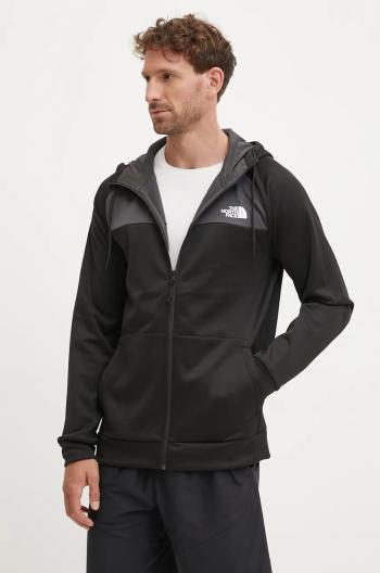 Sportovní mikina The North Face Reaxion černá barva, s kapucí, NF0A7Z9O4GZ1