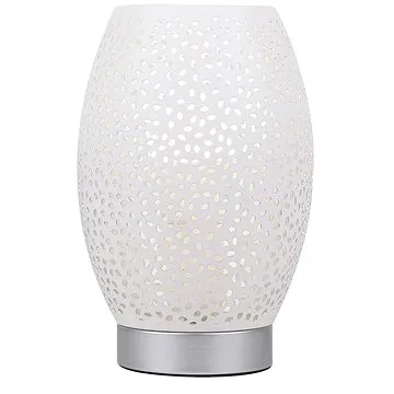 Stolní lampa VENUS 1xE27/60W/230V bílá/stříbrná (117819)