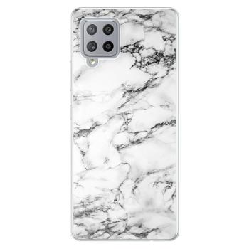 Odolné silikonové pouzdro iSaprio - White Marble 01 - Samsung Galaxy A42