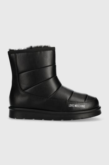 Sněhule Love Moschino WINTER30 dámské, černá barva, JA24473H0HIE0000