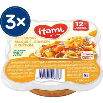 Hami Talířek Zeleninový bulgur s jehněčím a kuřecím 3× 230 g (8590340166136)